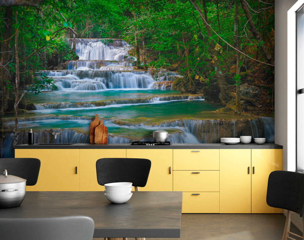 Wasserfall in breiten Stufen — Interieur 10