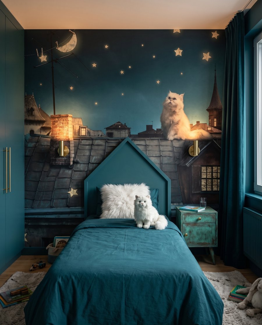 Katze unter Sternen — Interieur 1