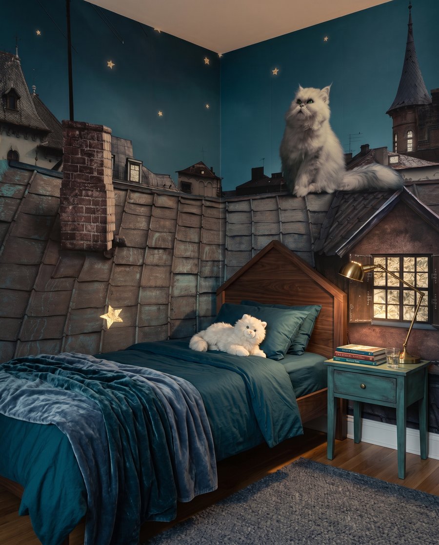 Katze unter Sternen — Interieur 3