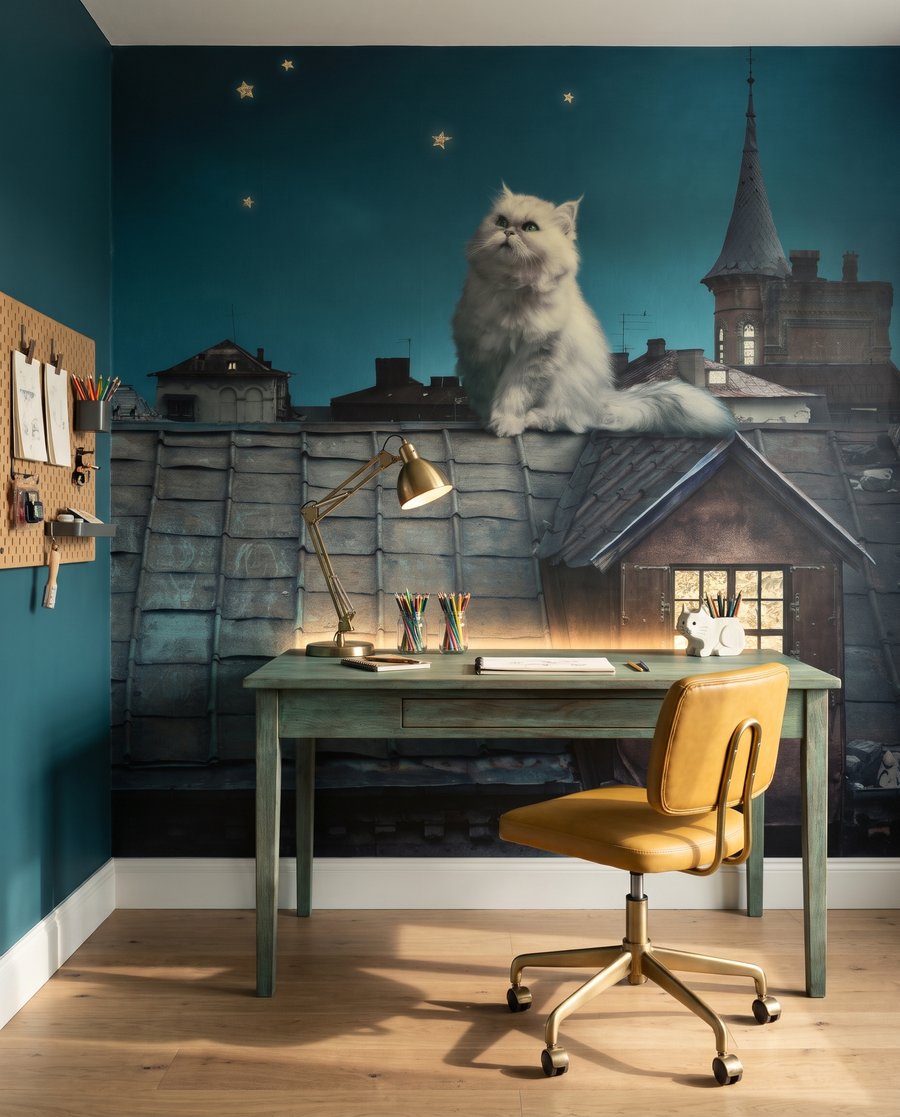 Katze unter Sternen — Interieur 4