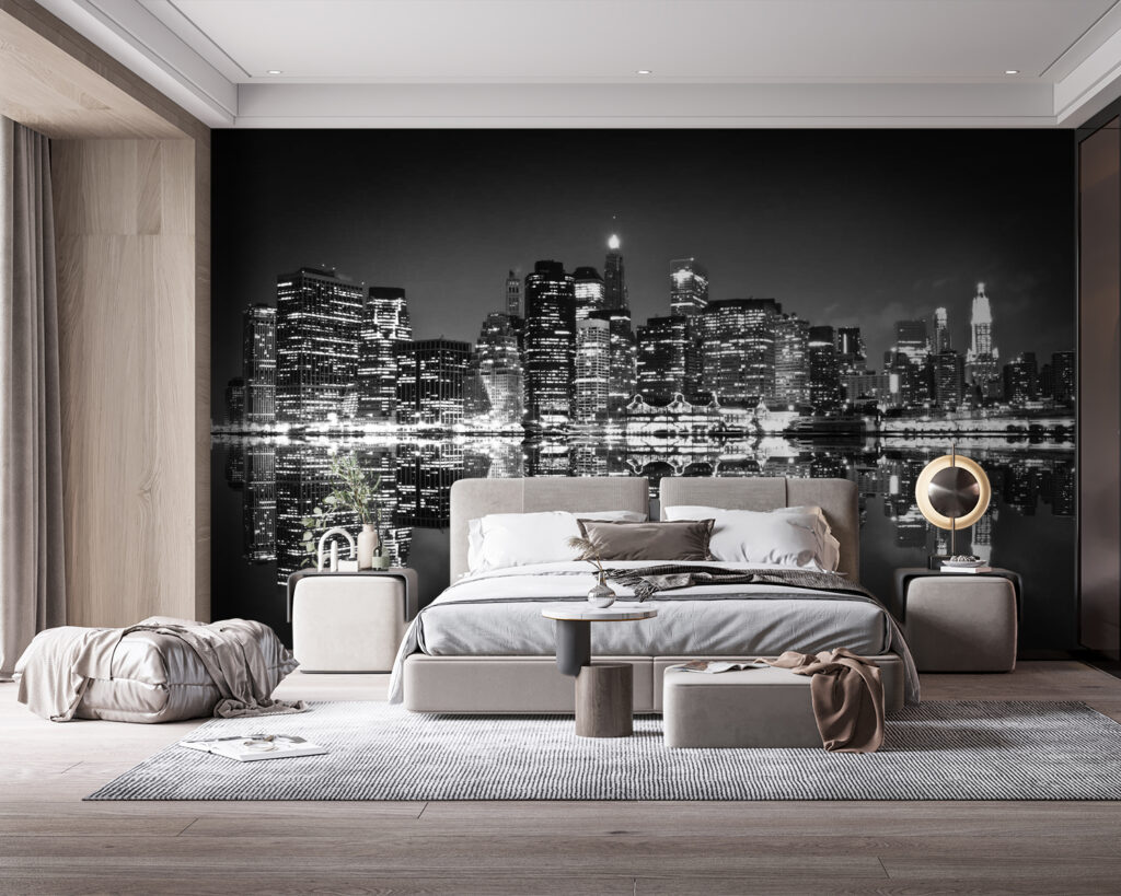 Ferne Stadt bei Nacht — Interieur 2