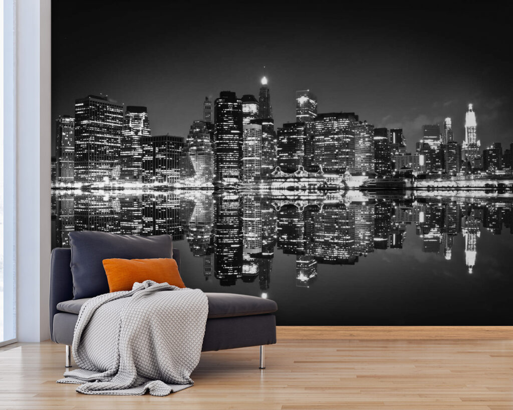 Ferne Stadt bei Nacht — Interieur 3