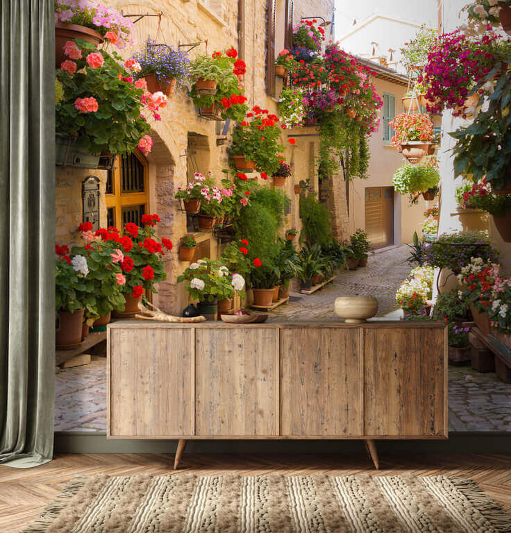Gasse voller Blumen — Interieur 1