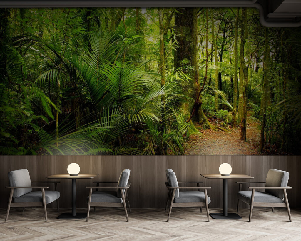 Pfad zwischen Farnen — Interieur 1