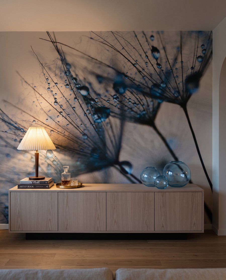 Tautropfen auf feinem Flaum — Interieur 7