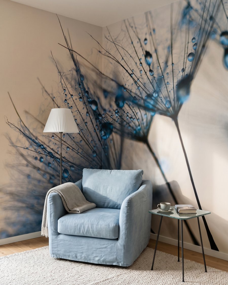 Tautropfen auf feinem Flaum — Interieur 8