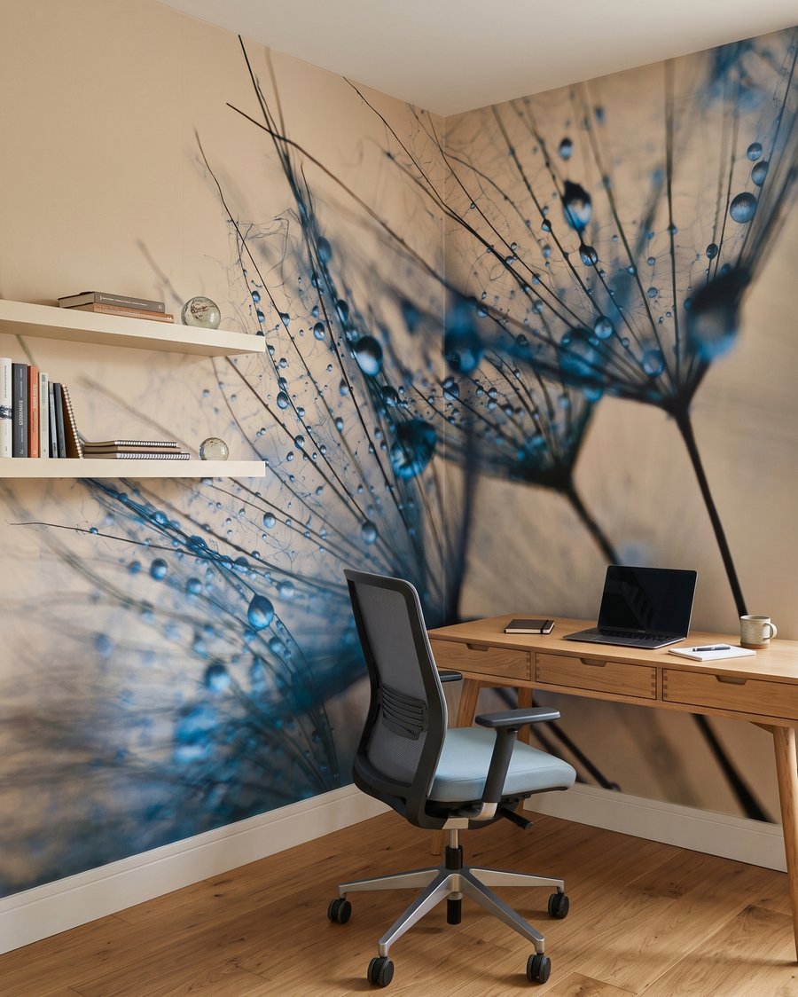 Tautropfen auf feinem Flaum — Interieur 4