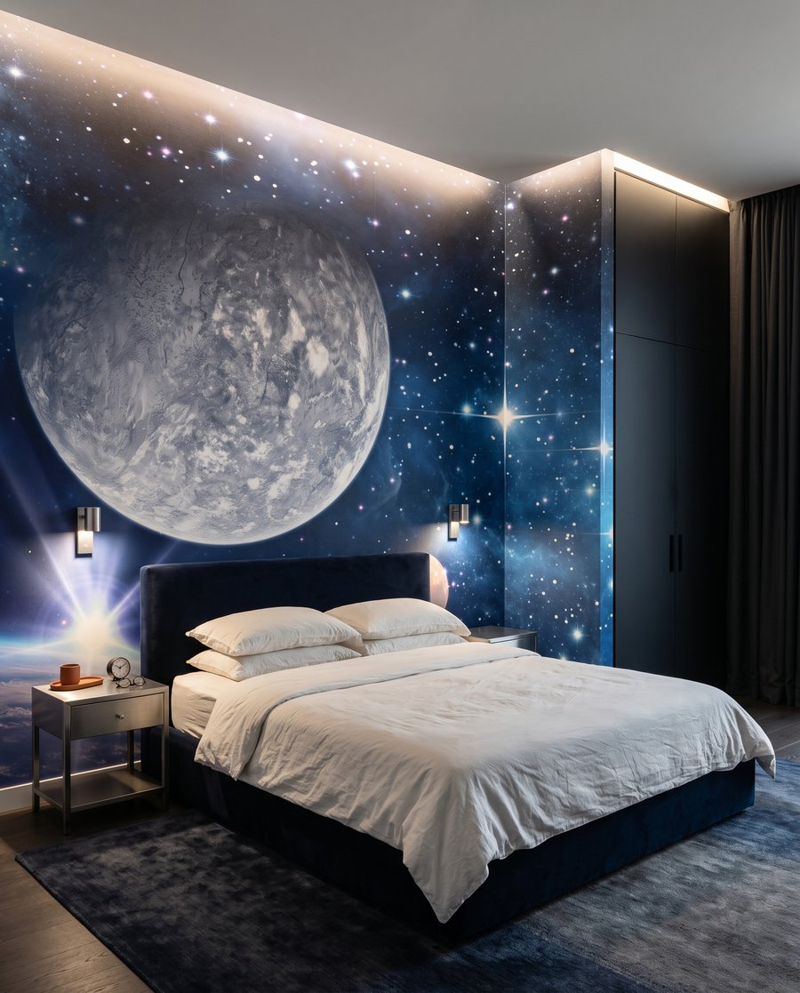 Mondwelt voller blauer Sterne — Interieur 1