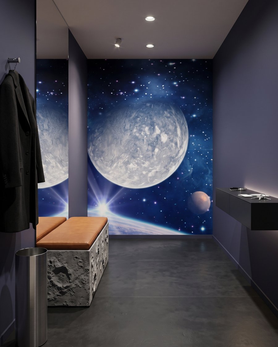 Mondwelt voller blauer Sterne — Interieur 3