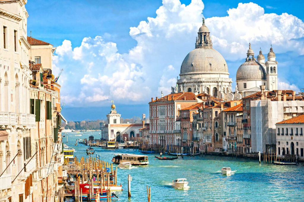 Venedig im Sonnenlicht — ganzes Design