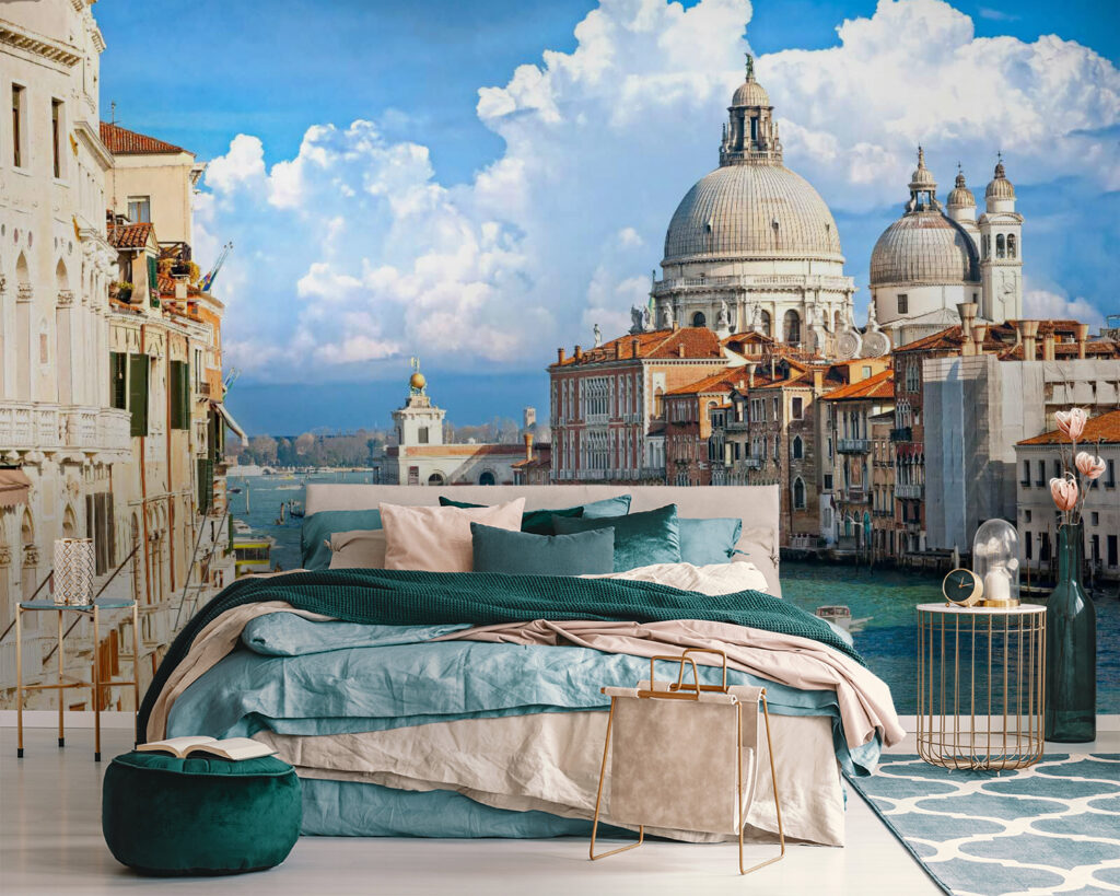 Venedig im Sonnenlicht in einem Interieur