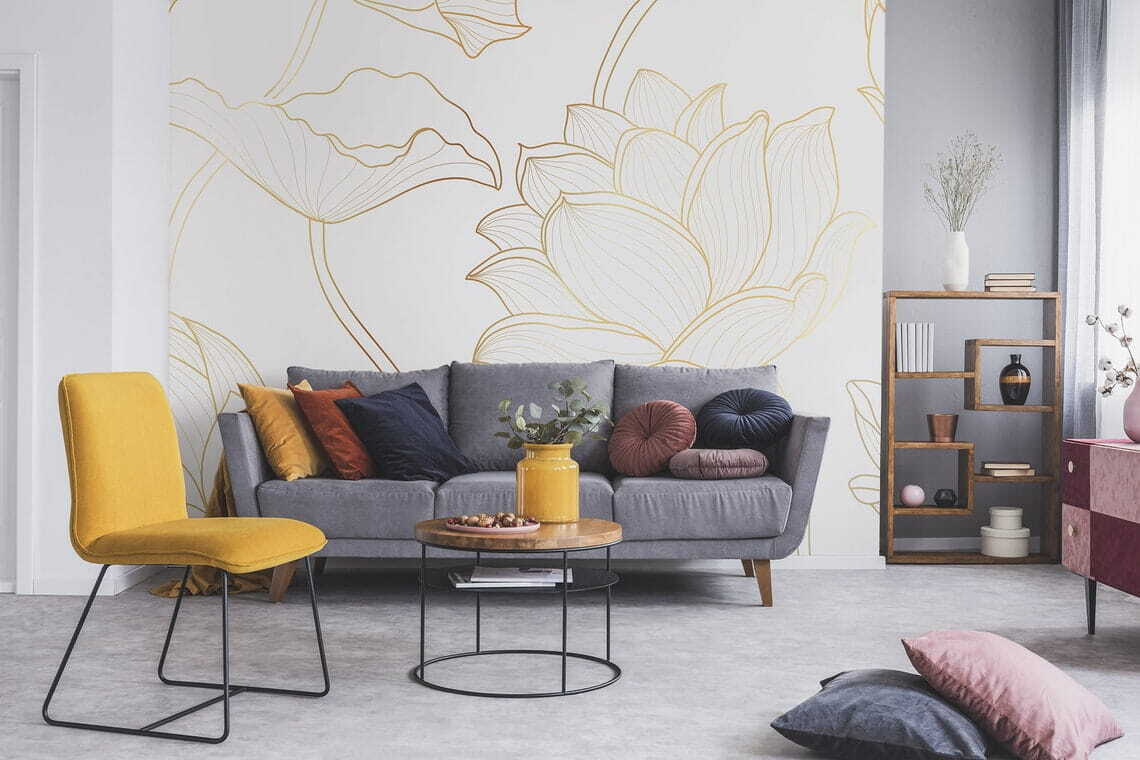 Feine Blütenumrisse — Interieur 5