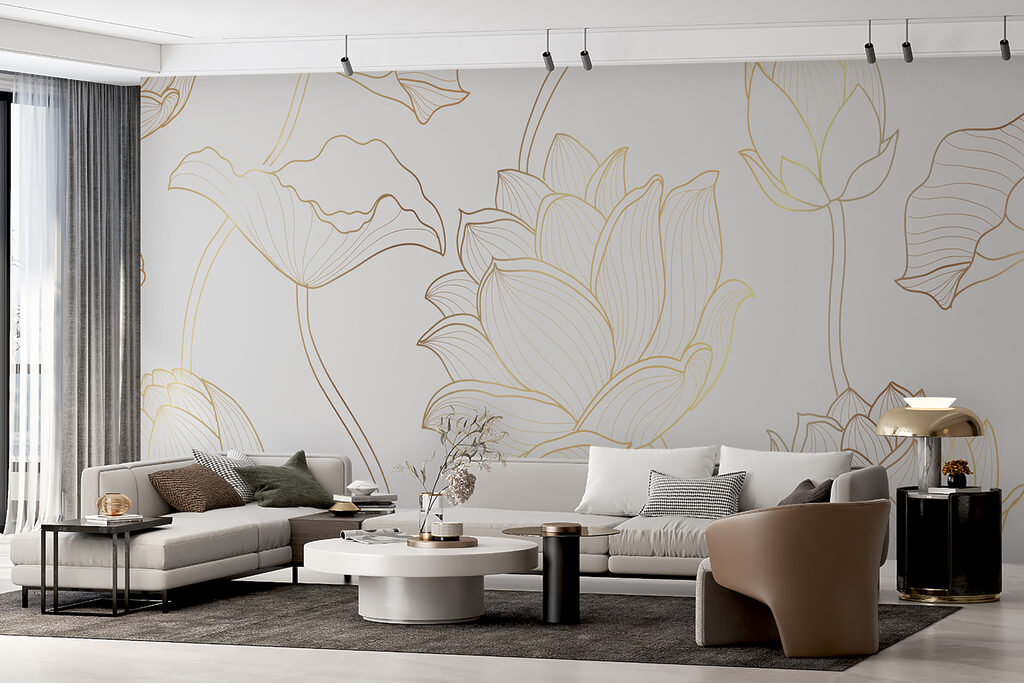 Feine Blütenumrisse — Interieur 7