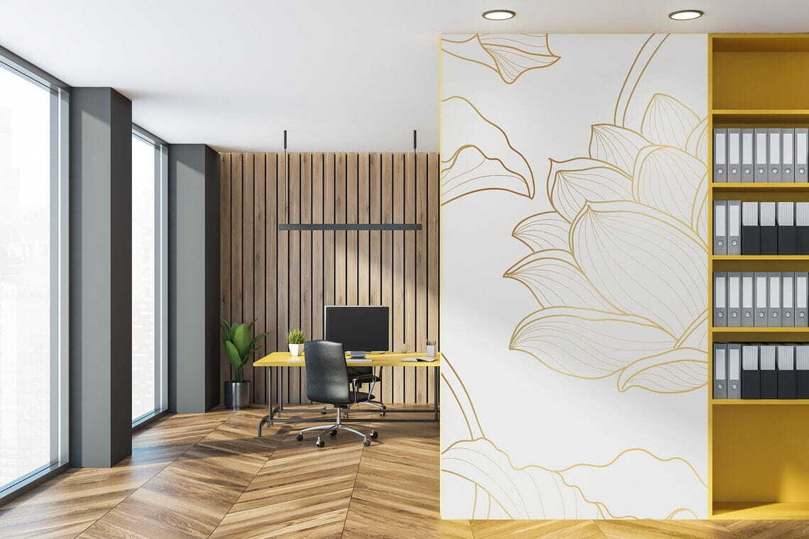 Feine Blütenumrisse — Interieur 6
