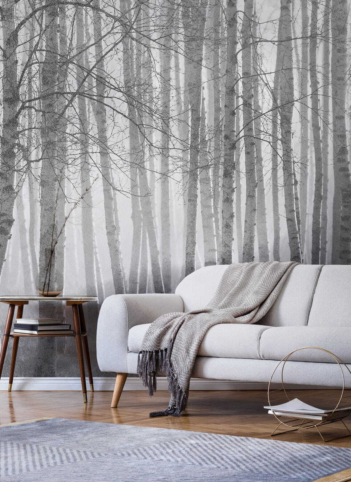 Kahle Bäume im Nebel — Interieur 1