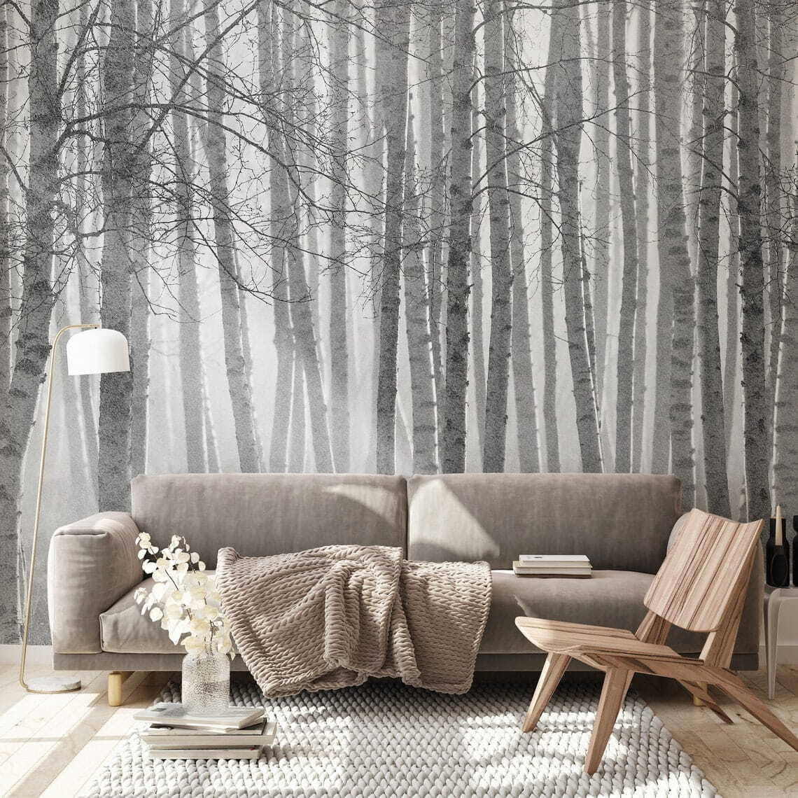 Kahle Bäume im Nebel — Interieur 3