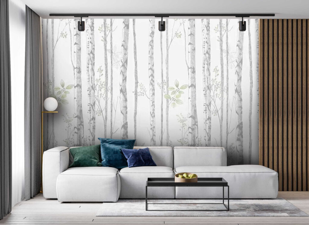 Wald mit zartem Laub — Interieur 2