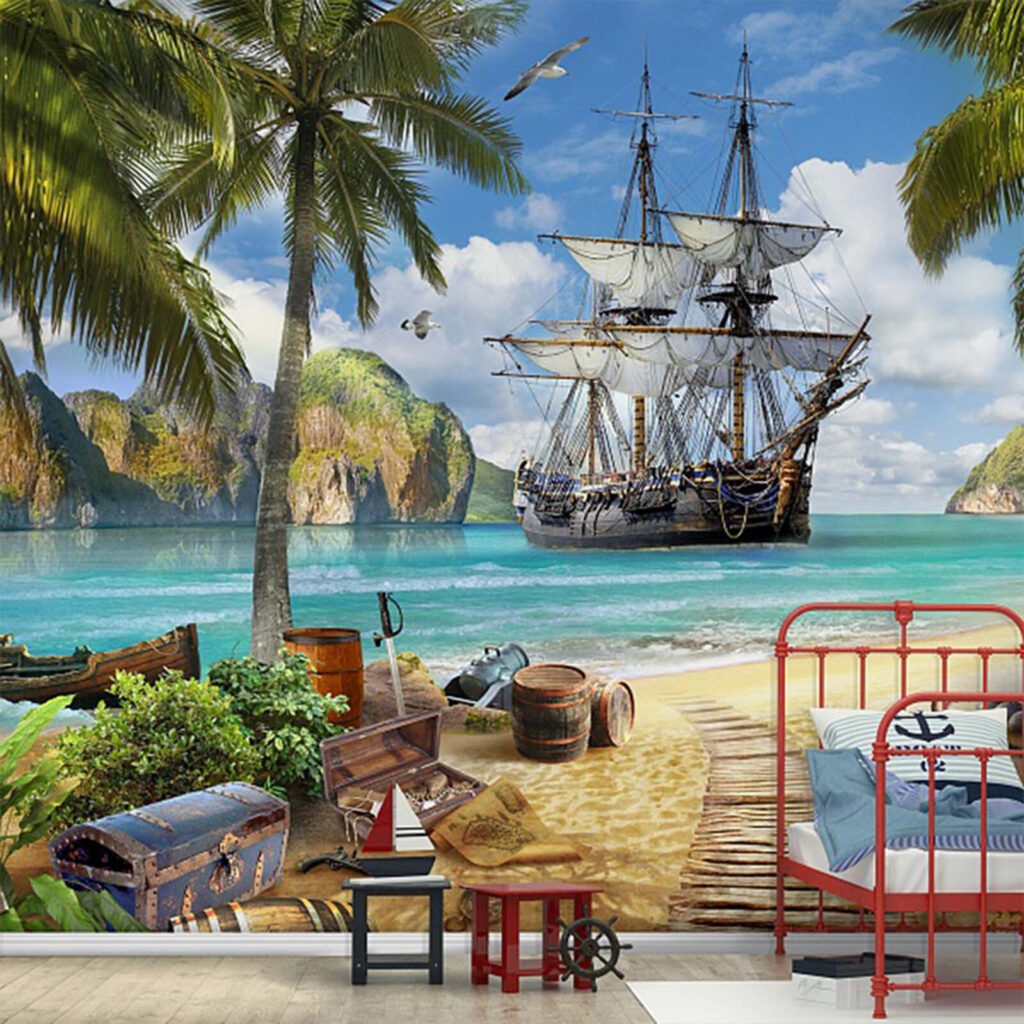 Segelschiff in der Piratenbucht — Interieur 1
