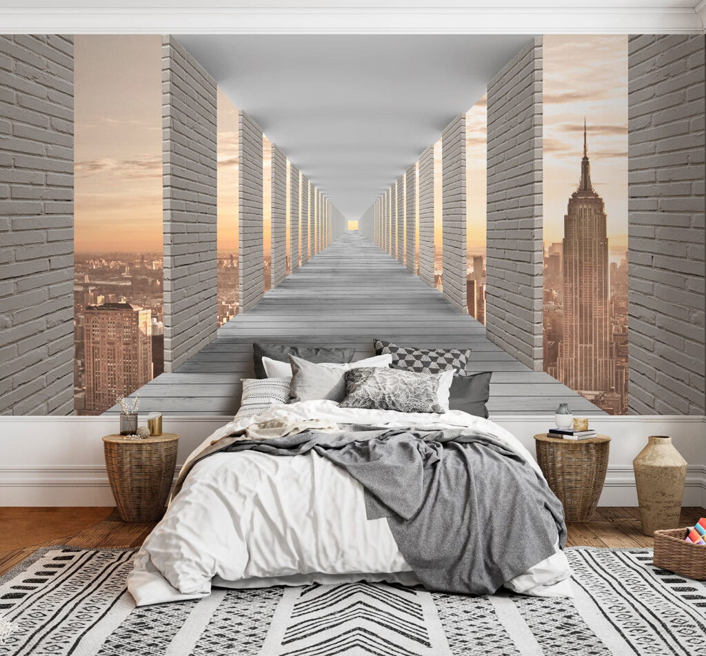 Säulengang mit Stadtblick — Interieur 2
