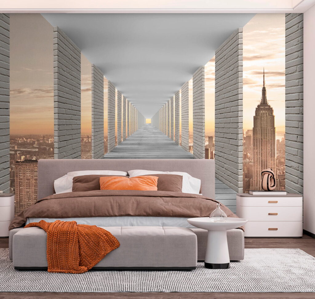 Säulengang mit Stadtblick — Interieur 3