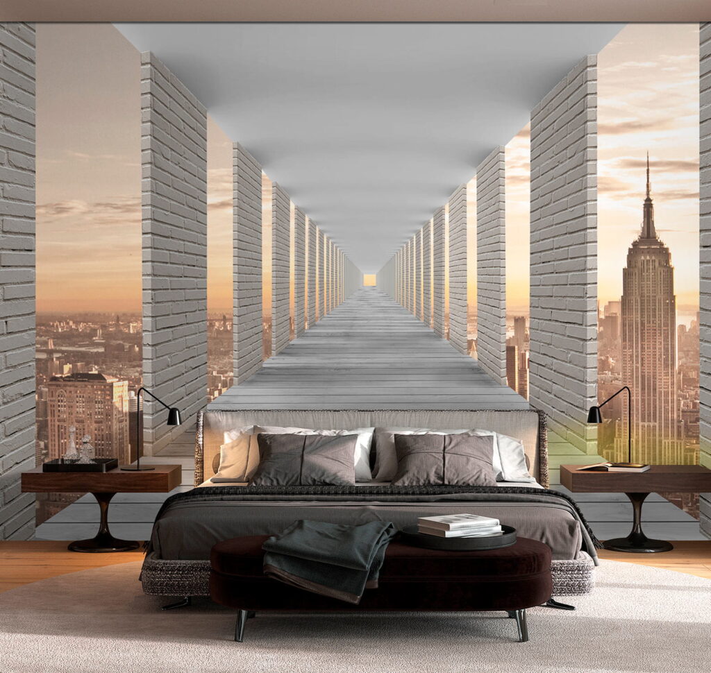 Säulengang mit Stadtblick — Interieur 4