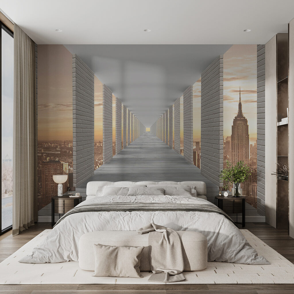 Säulengang mit Stadtblick — Interieur 10