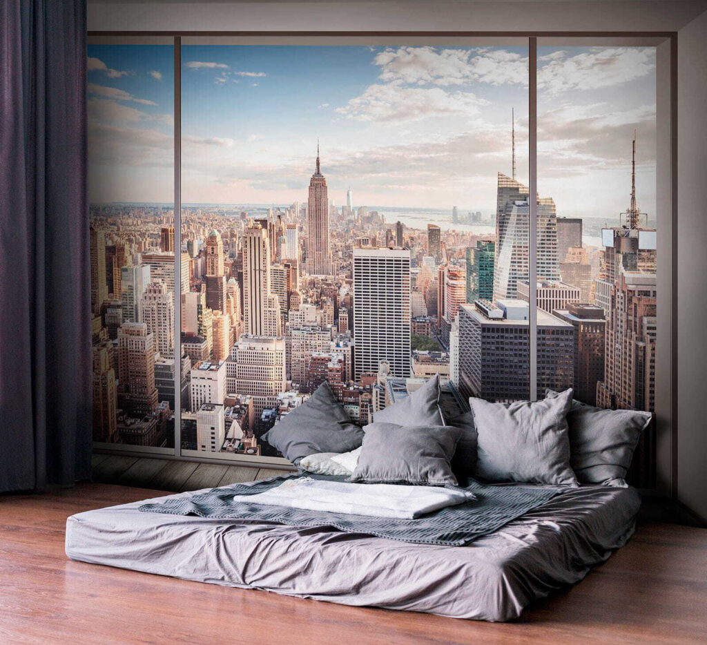 Großes Fenster zur Stadt — Interieur 1