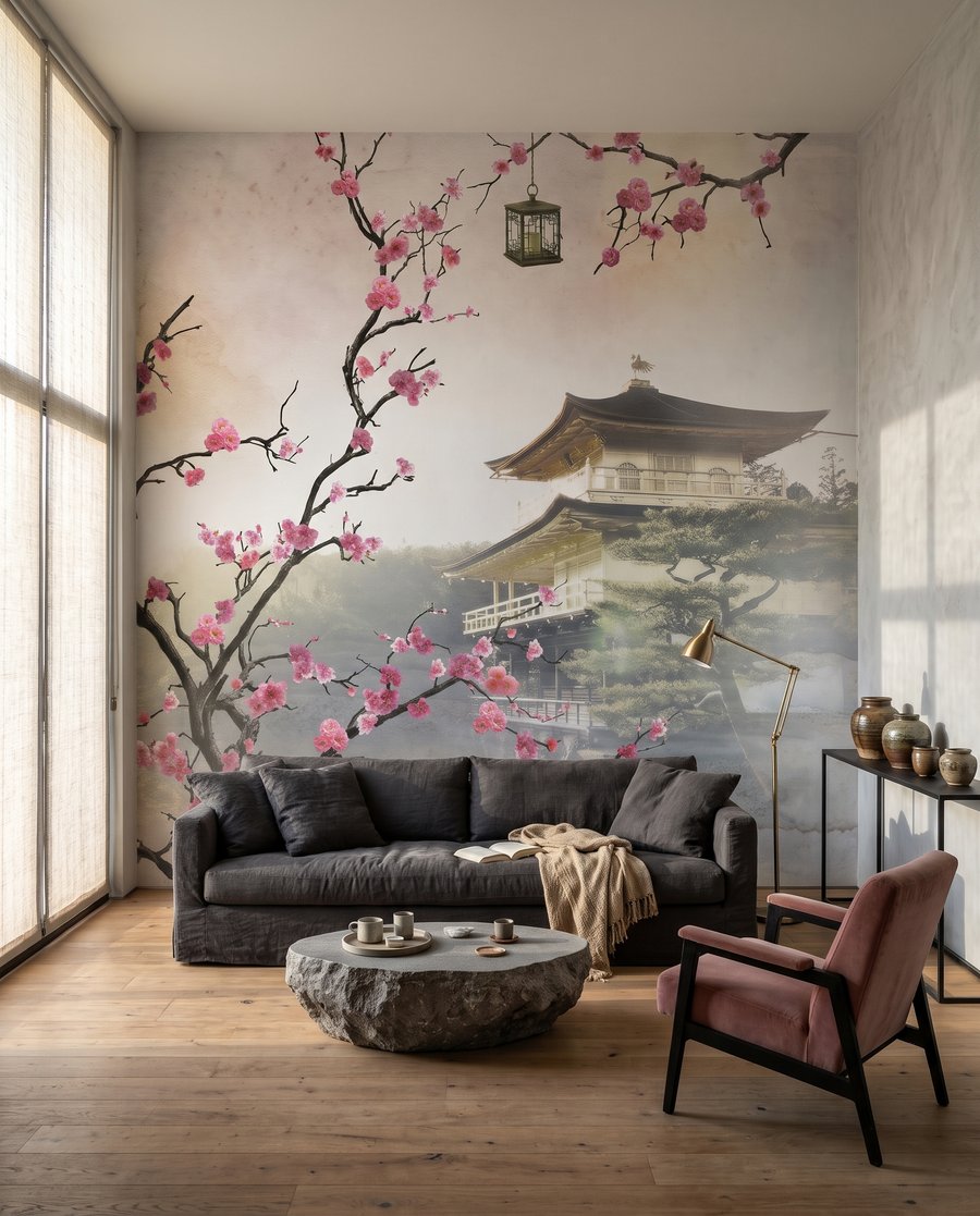 Blüten über Tempeldächern — Interieur 1