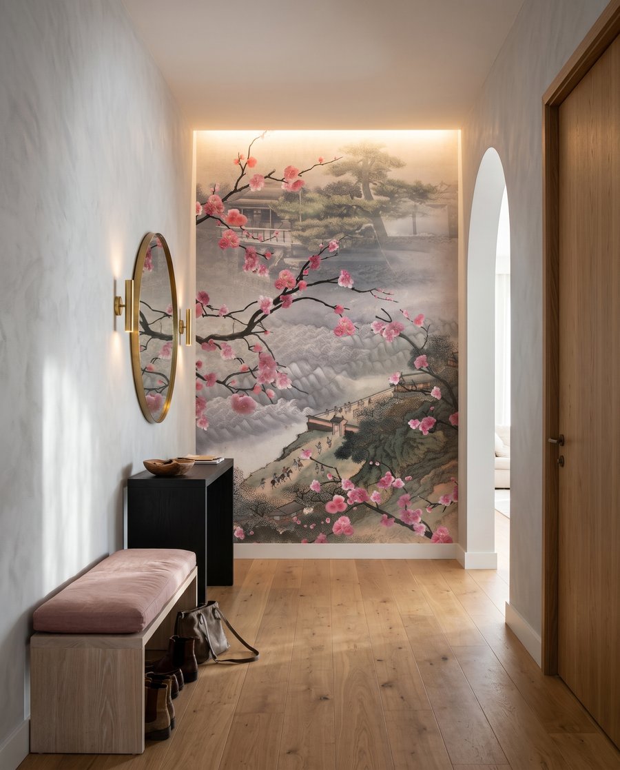Blüten über Tempeldächern — Interieur 3