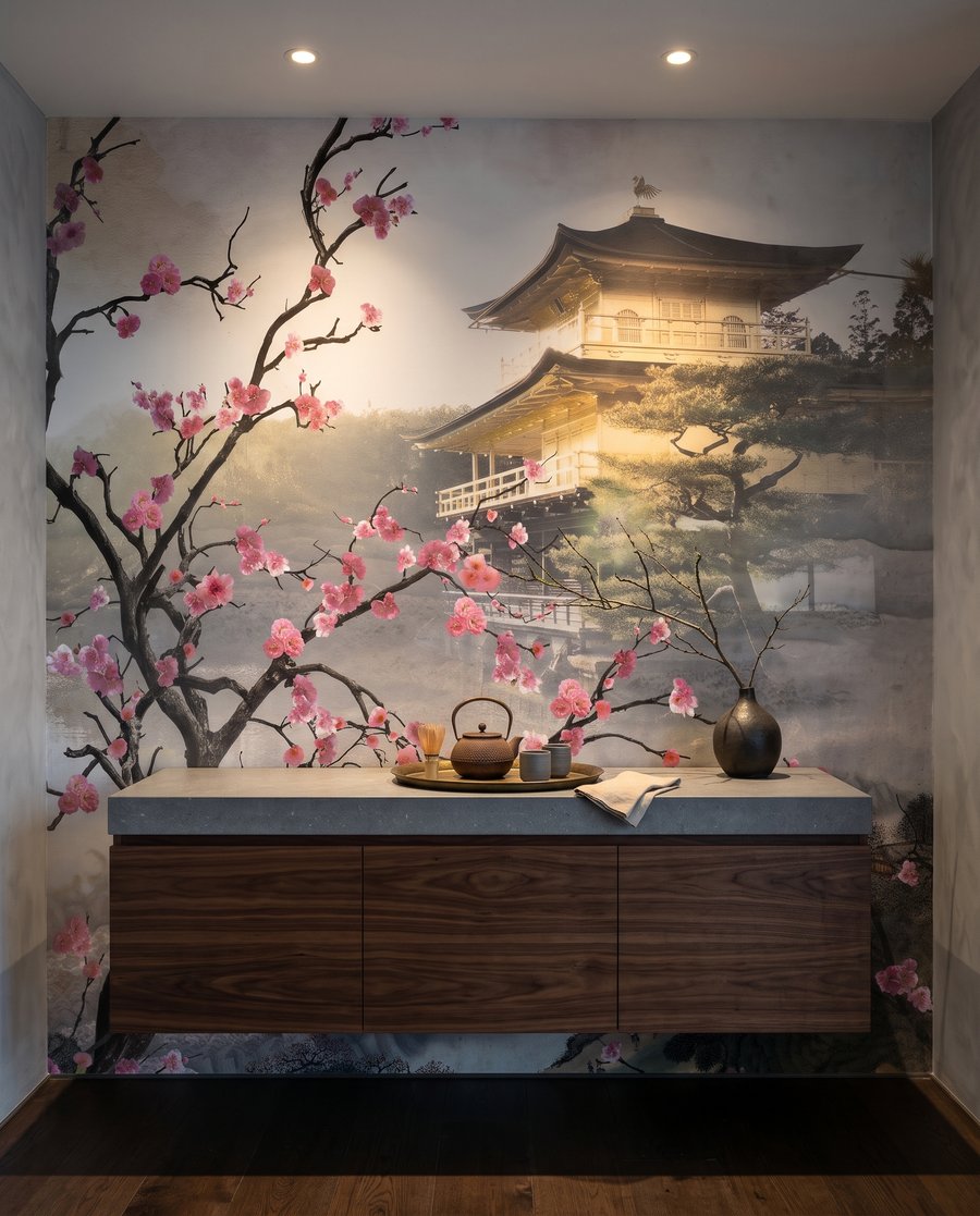 Blüten über Tempeldächern — Interieur 4