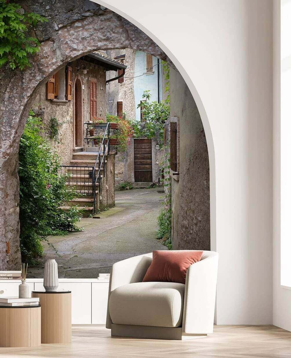 Durch den Steinbogen — Interieur 1