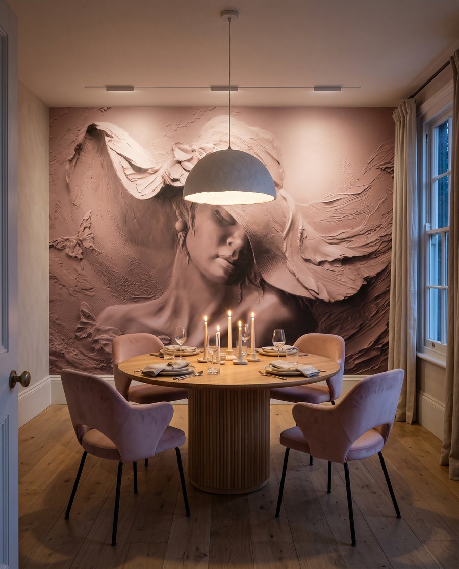 Frau mit welligem Hut — Interieur 4