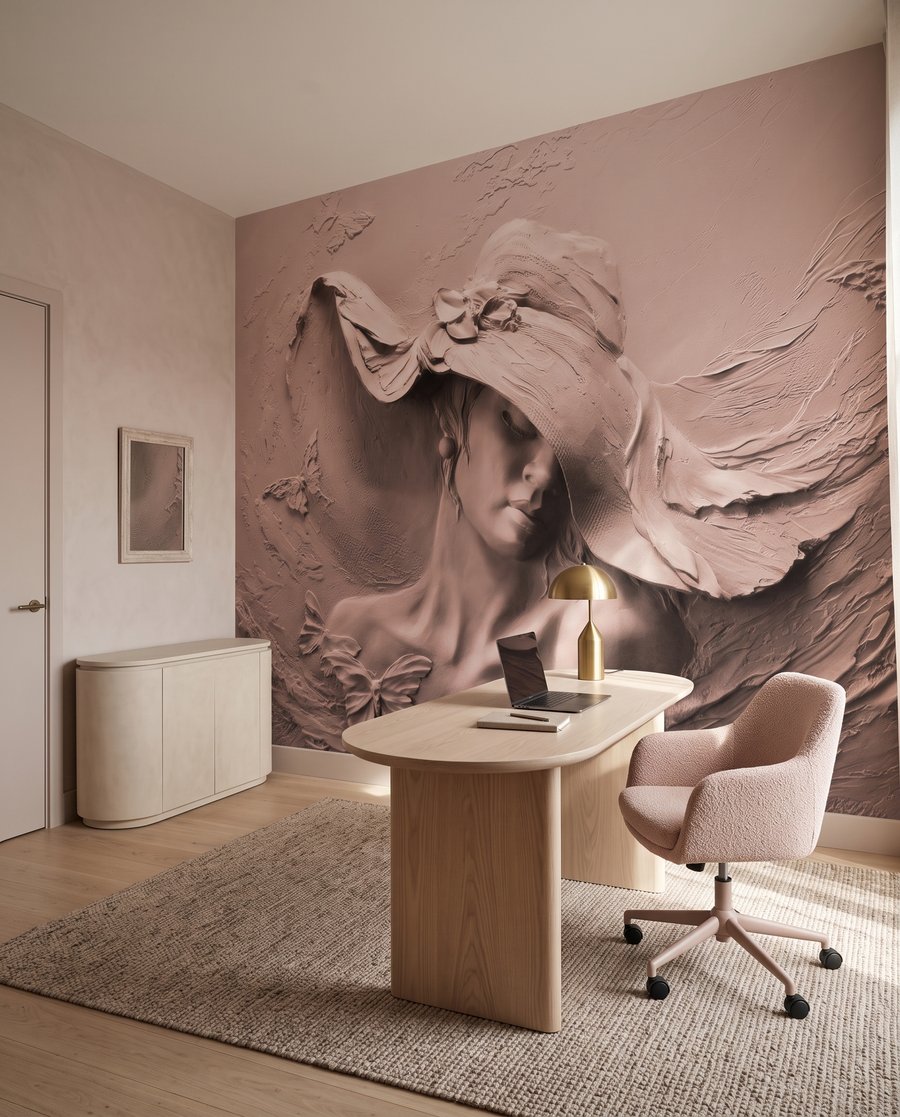 Frau mit welligem Hut — Interieur 5