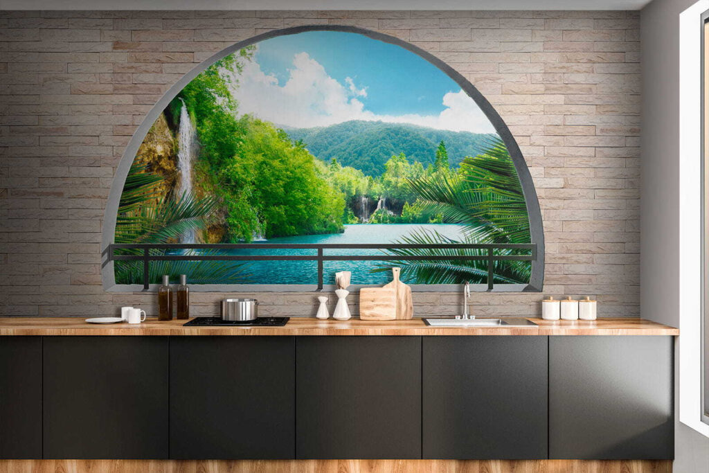 Rundes Fenster zum Wasser — Interieur 1