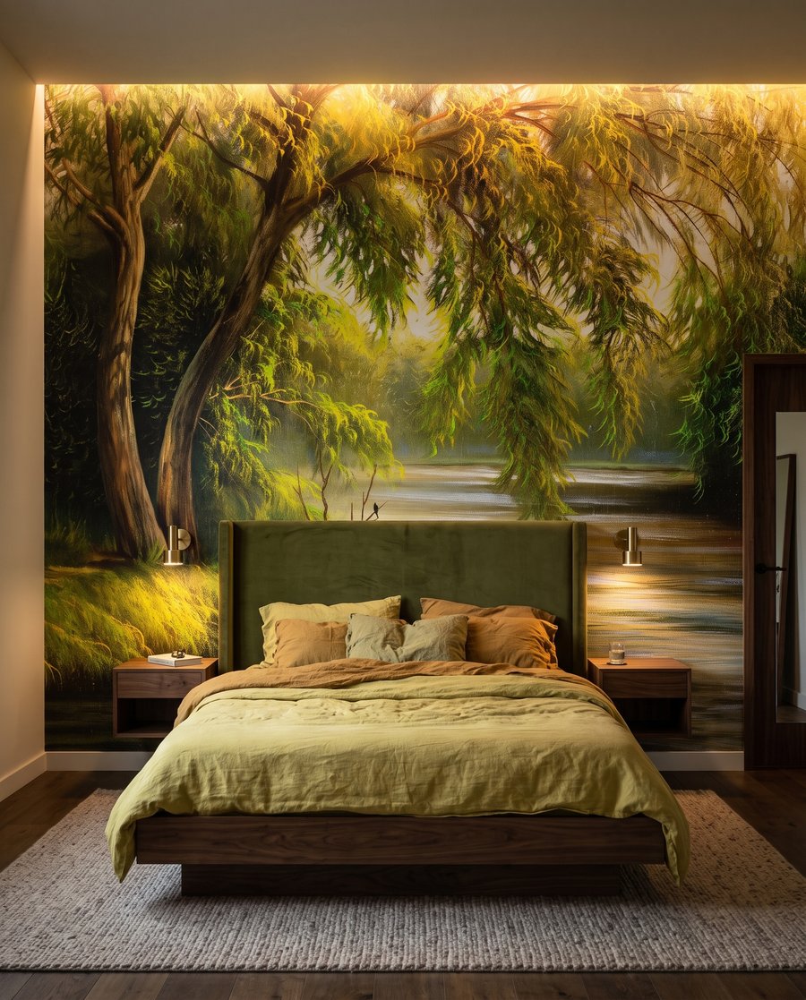 Weidenzweige im Flusslicht — Interieur 2