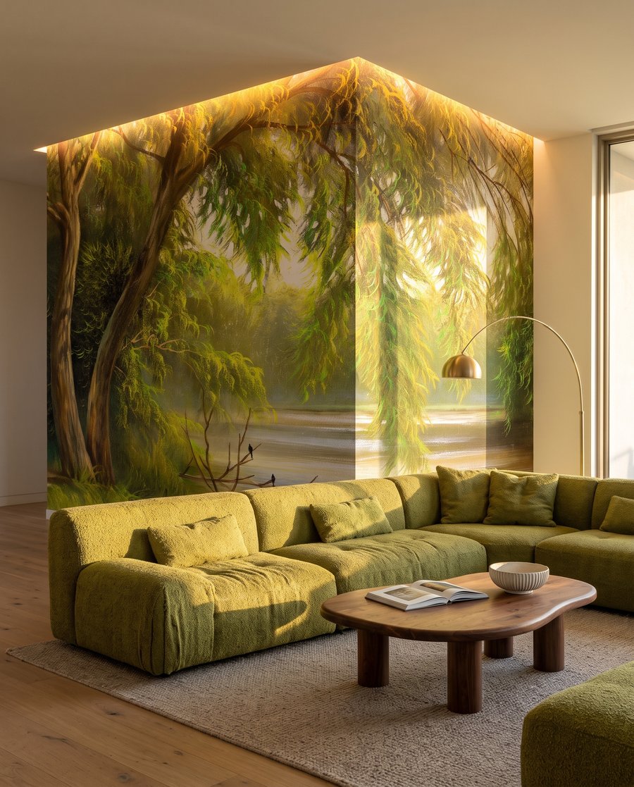 Weidenzweige im Flusslicht — Interieur 1
