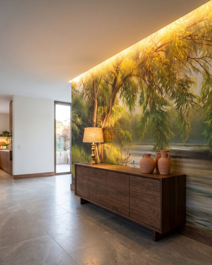 Weidenzweige im Flusslicht — Interieur 5