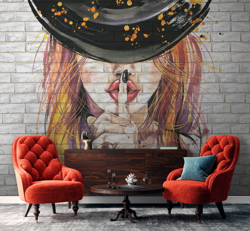 Frau mit Hut — Interieur 1