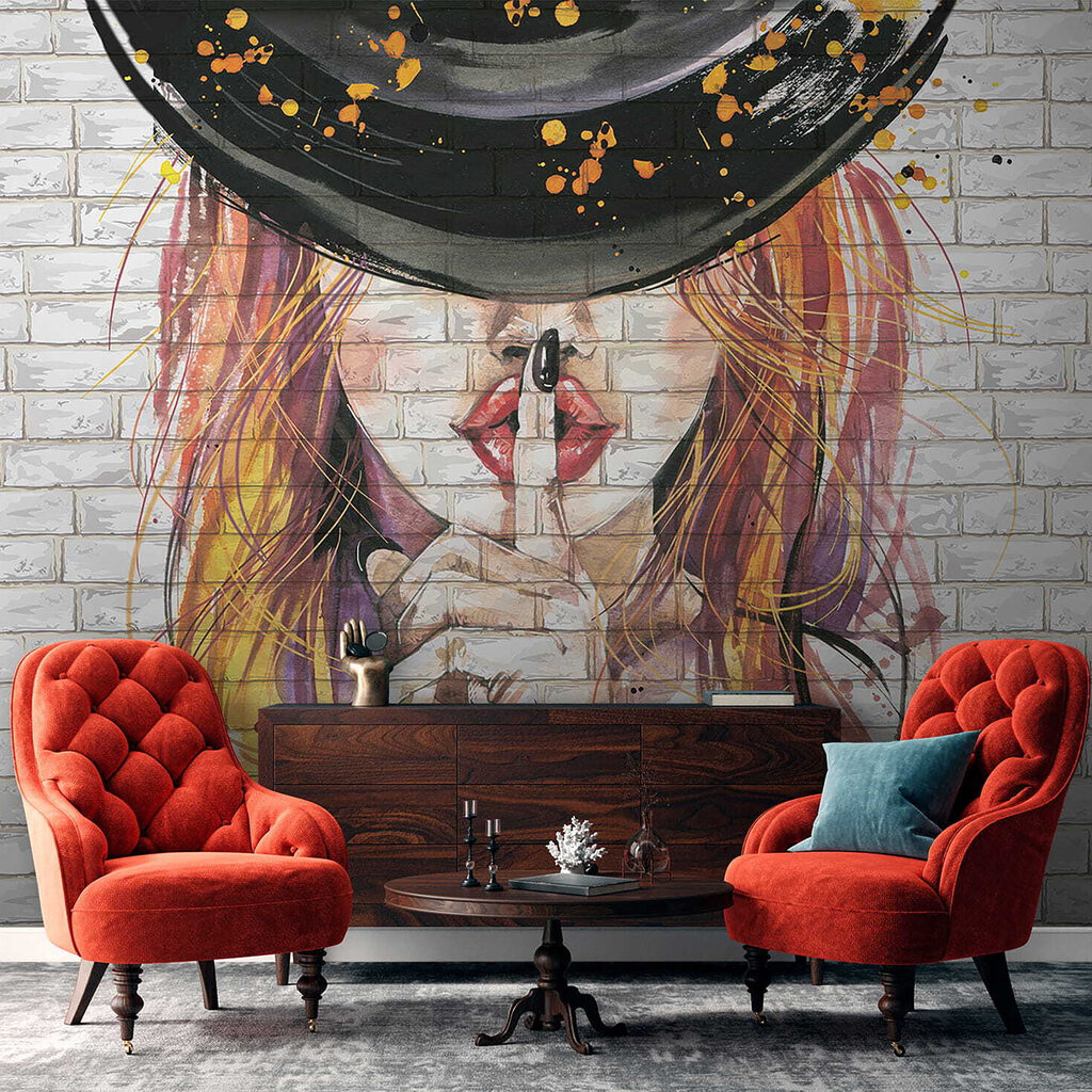 Frau mit Hut — Interieur 8