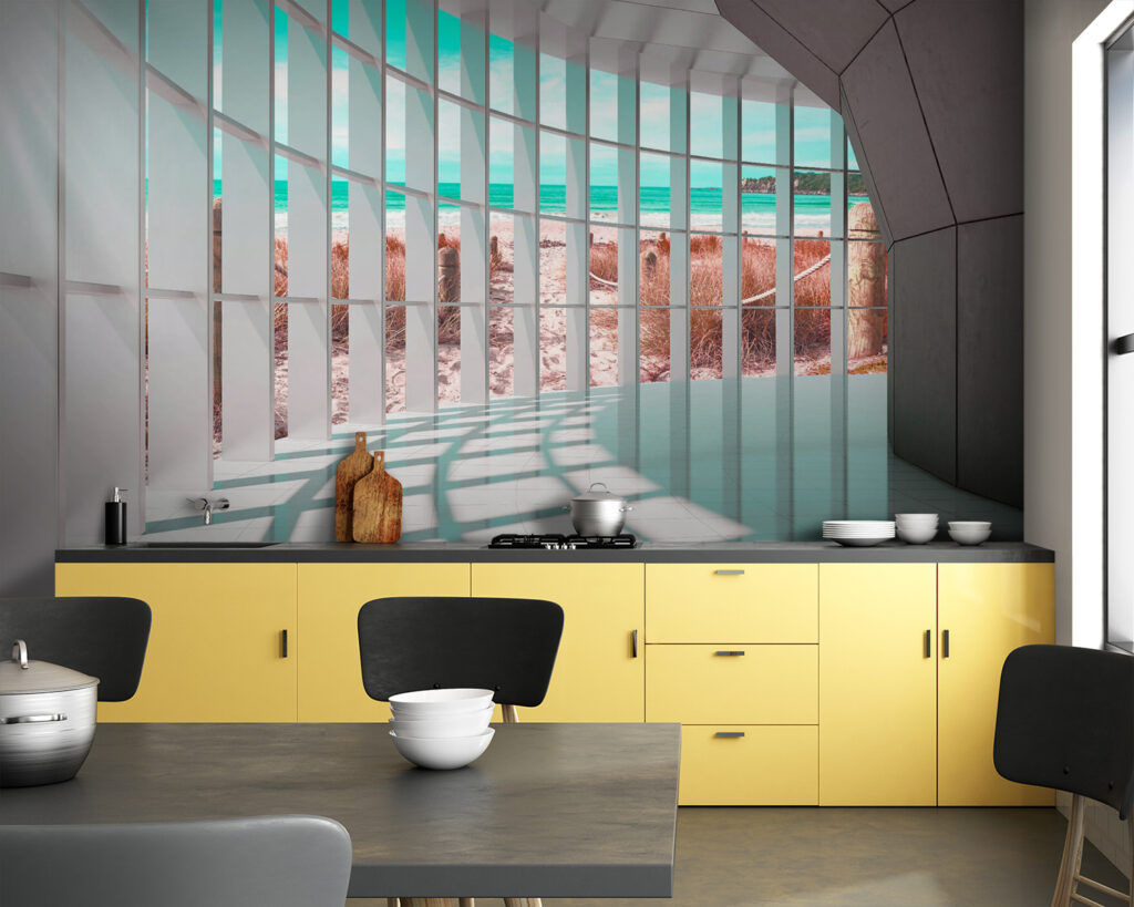 Licht durch hohe Fenster — Interieur 1