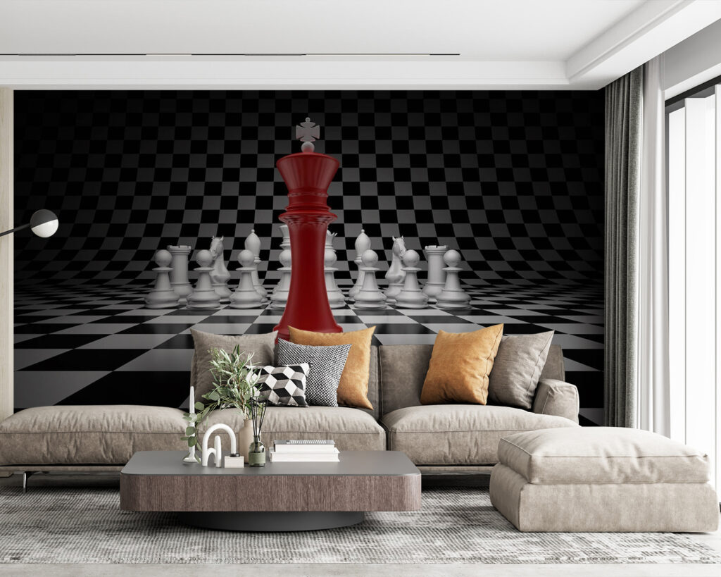 Roter Schachkönig — Interieur 1