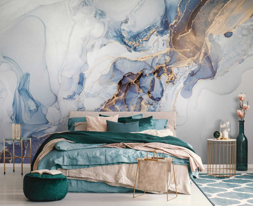 Blauer Fluss aus Adern — Interieur 2