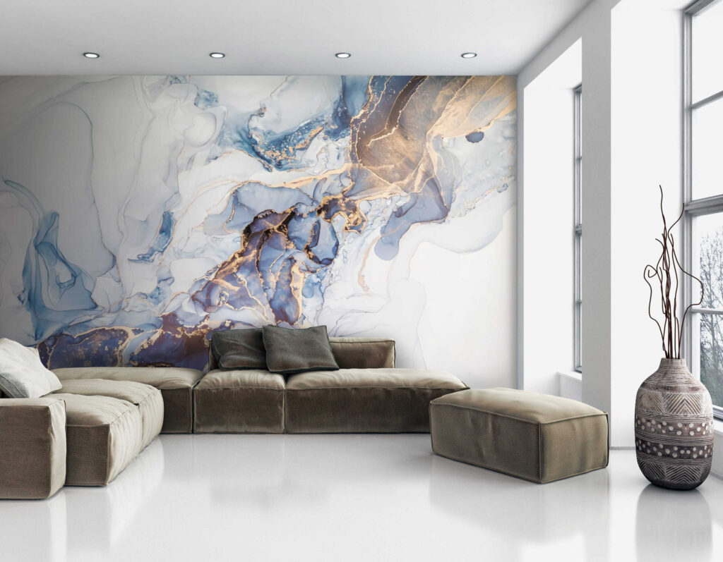 Blauer Fluss aus Adern — Interieur 1