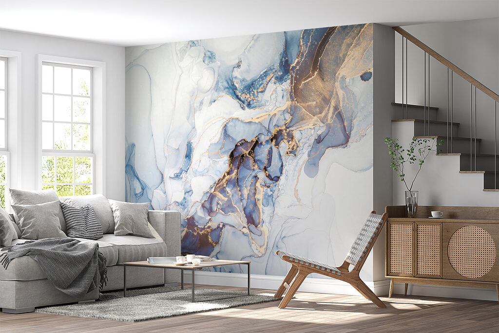 Blauer Fluss aus Adern — Interieur 4