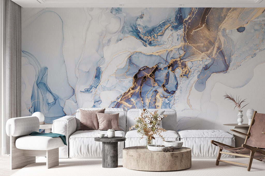 Blauer Fluss aus Adern — Interieur 6