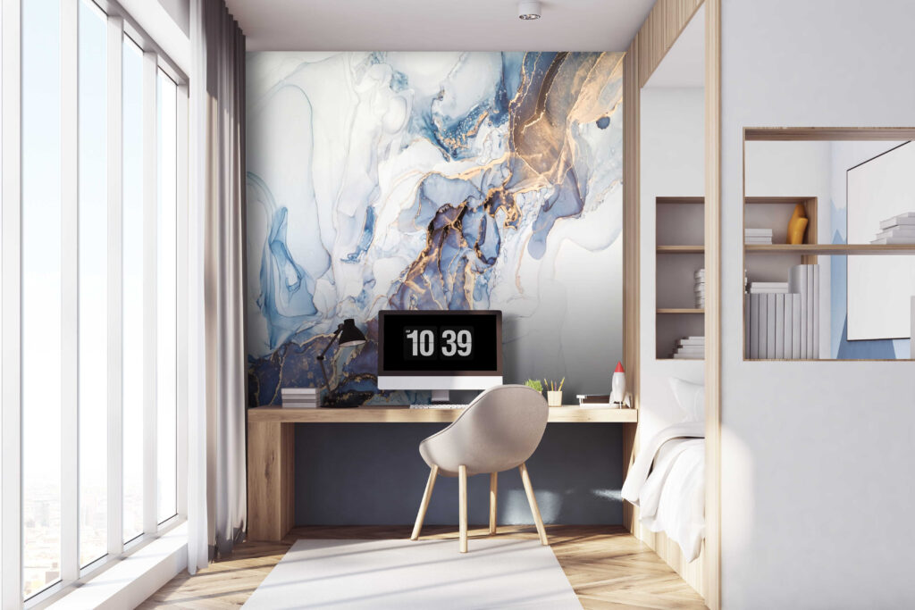 Blauer Fluss aus Adern — Interieur 3