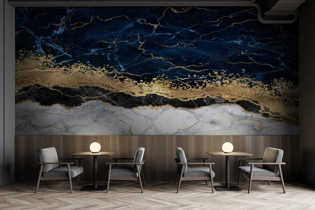 Mineralschichten in Marmoroptik — Interieur 3