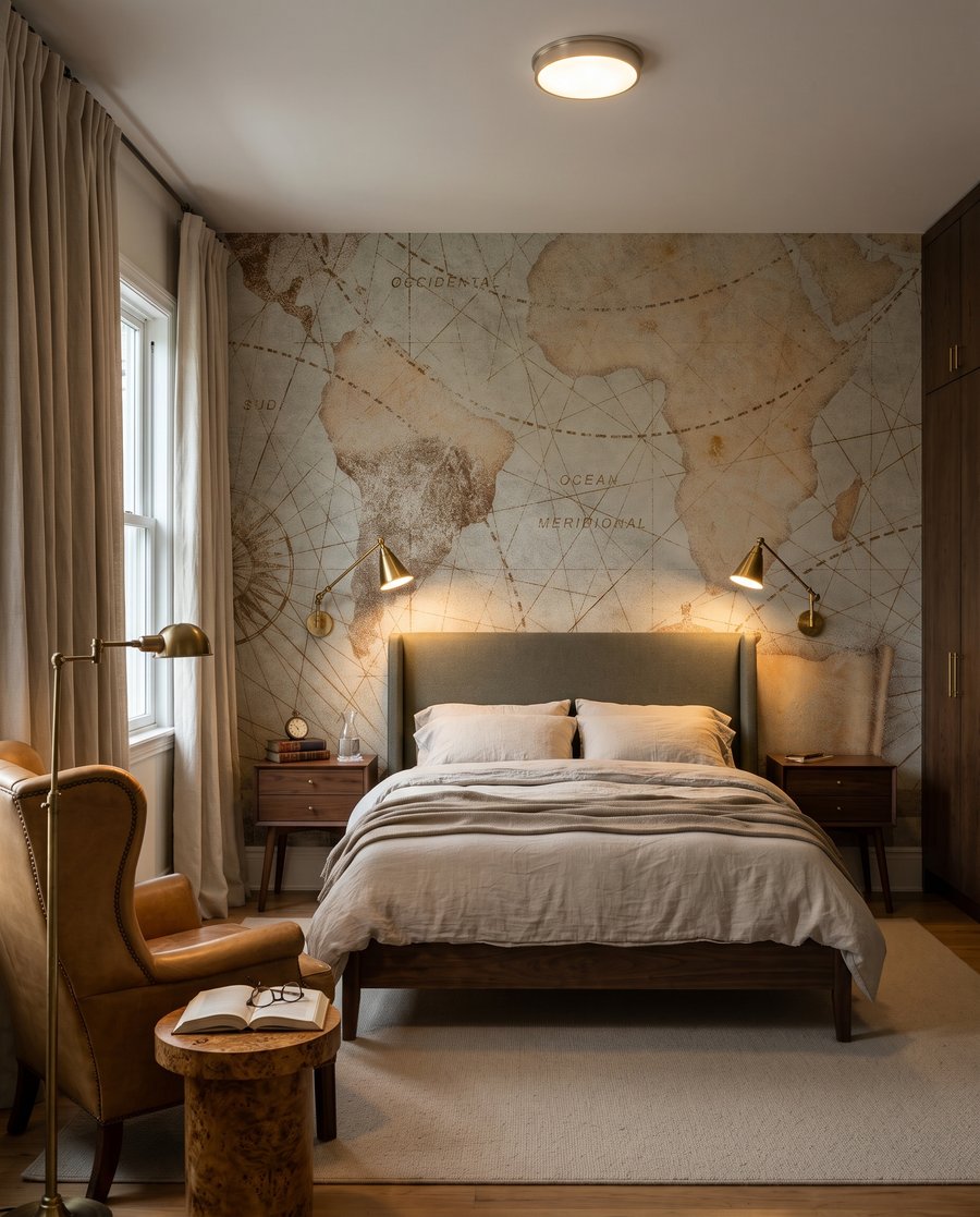Welt als alte Seekarte — Interieur 2