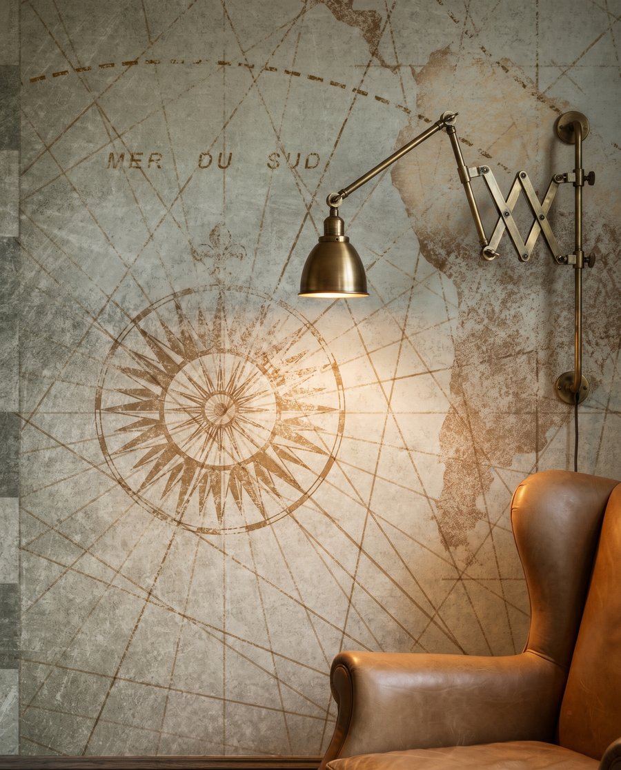 Welt als alte Seekarte — Interieur 6