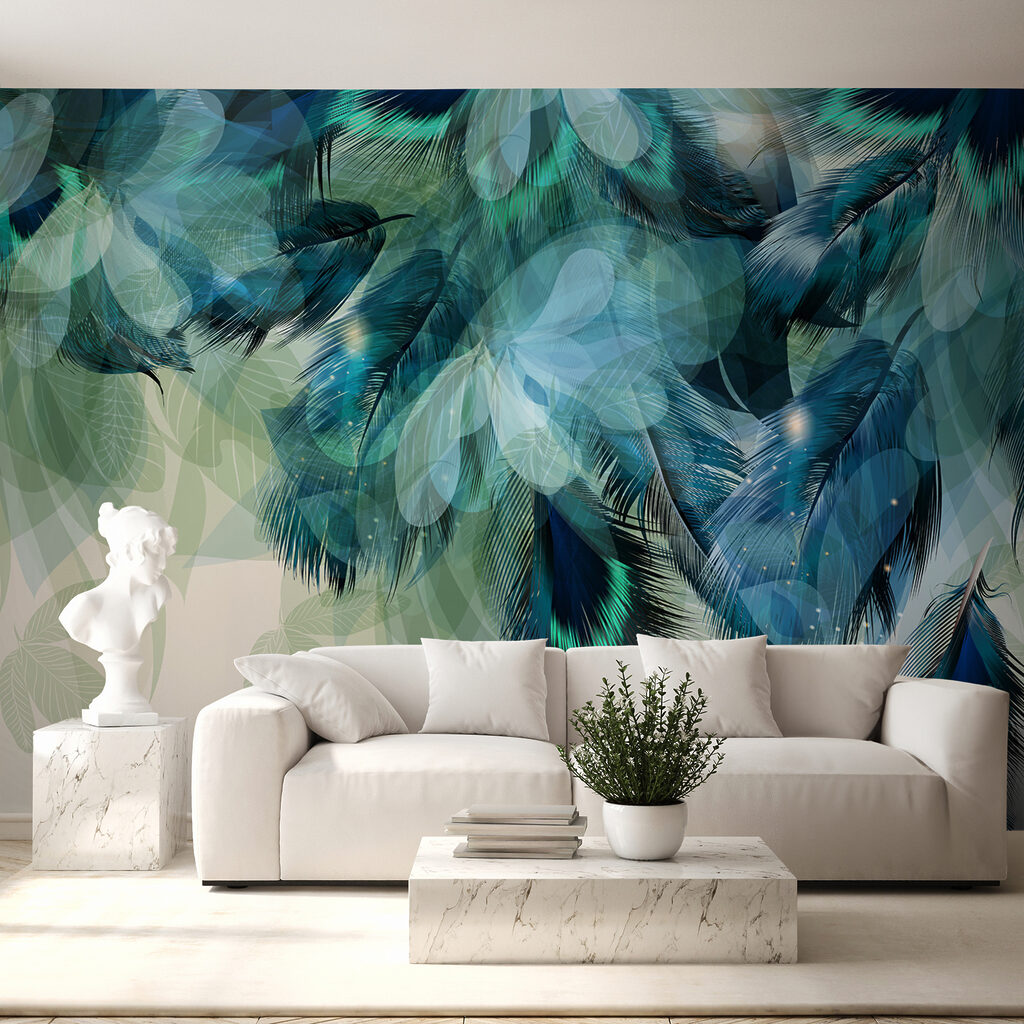 Bordüre aus Pfauenfedern — Interieur 5